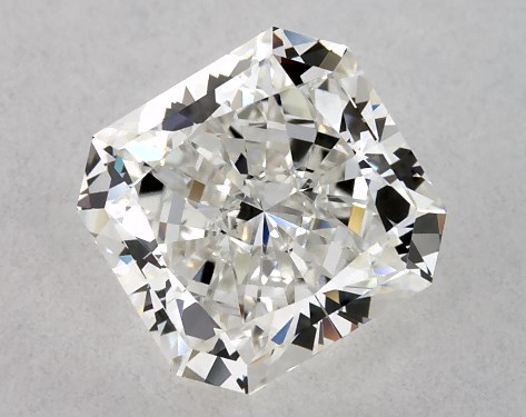 GIA 1.00 Carat H-VS2 Ideal Cut Square Radiant Diamond
